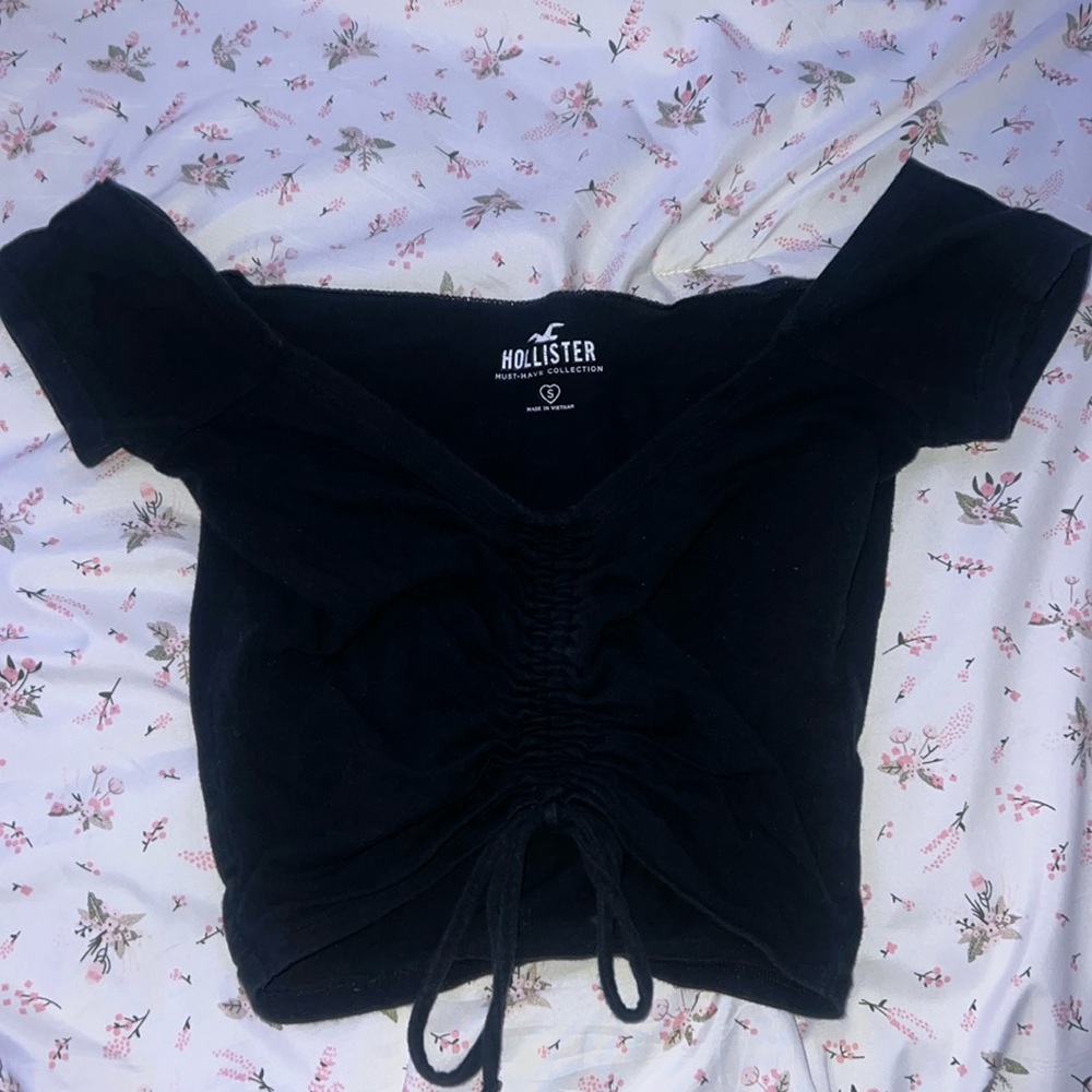 Hollister Cotton Off The Shoulder Shirt